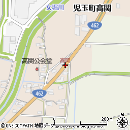 高関周辺の地図