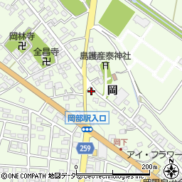 埼玉県深谷市岡3350周辺の地図