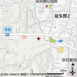 けんしん松本南支店周辺の地図