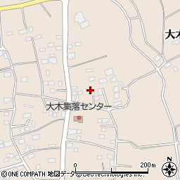 茨城県下妻市大木638周辺の地図