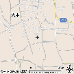 茨城県下妻市大木1770周辺の地図