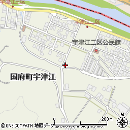 宇津江２・３区農村公園トイレ周辺の地図