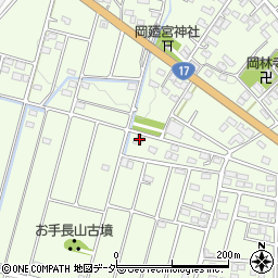 埼玉県深谷市岡3002周辺の地図