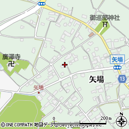 群馬県藤岡市矢場670周辺の地図