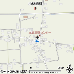 本郷集落センター周辺の地図