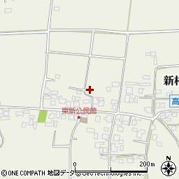 長野県松本市新村東新周辺の地図