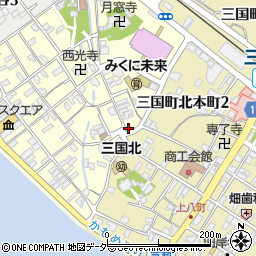 焼肉大道門三国店周辺の地図