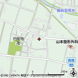埼玉県深谷市高畑408周辺の地図