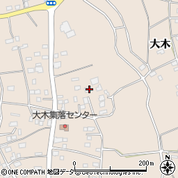 茨城県下妻市大木640周辺の地図