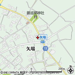 群馬県藤岡市矢場688周辺の地図