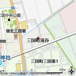 福井県坂井市三国町滝谷周辺の地図