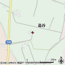 茨城県鉾田市造谷1529-38周辺の地図