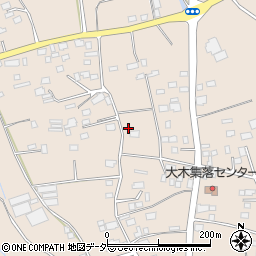 茨城県下妻市大木696周辺の地図