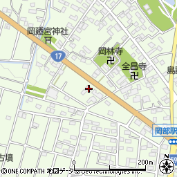 埼玉県深谷市岡3064周辺の地図