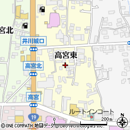 長野県松本市高宮東4周辺の地図