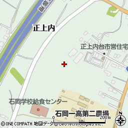 茨城県石岡市正上内周辺の地図