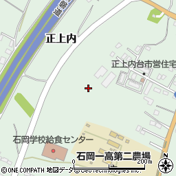 茨城県石岡市正上内周辺の地図
