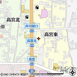 長野県松本市高宮東5周辺の地図