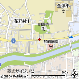 金津坂ノ下周辺の地図