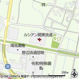 ルシアン関東流通株式会社周辺の地図