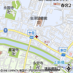 北陸銀行金津支店 ＡＴＭ周辺の地図