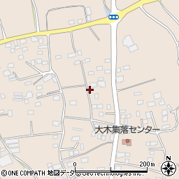 茨城県下妻市大木686周辺の地図