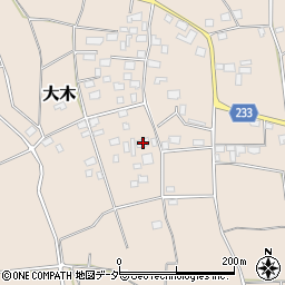 茨城県下妻市大木1771周辺の地図