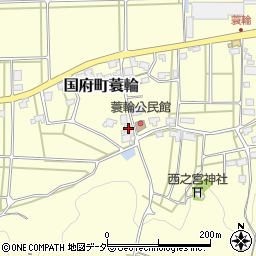岐阜県高山市国府町蓑輪212-1周辺の地図