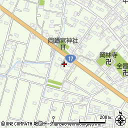 埼玉県深谷市岡3009周辺の地図