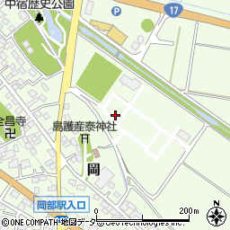 埼玉県深谷市岡9周辺の地図