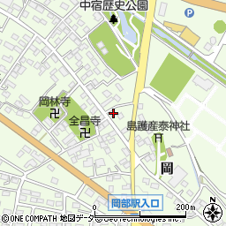 埼玉県深谷市岡3332周辺の地図