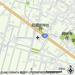 埼玉県深谷市岡3006周辺の地図