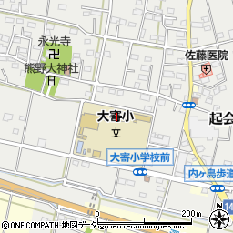 深谷市立大寄小学校周辺の地図