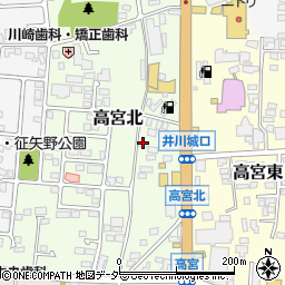 白十字株式会社　甲信営業所周辺の地図