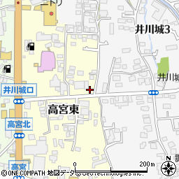 長野県松本市高宮東2-12周辺の地図