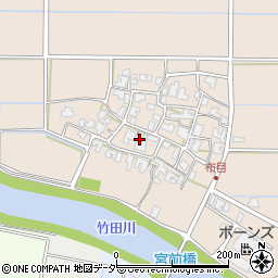 福井県あわら市布目周辺の地図