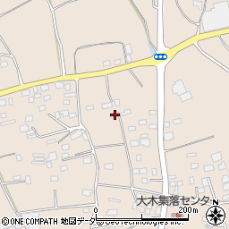 茨城県下妻市大木679周辺の地図