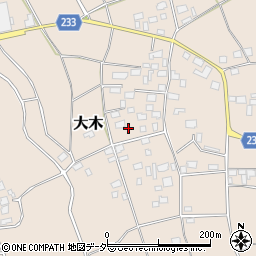茨城県下妻市大木1777周辺の地図