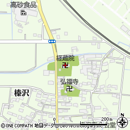 経蔵院周辺の地図