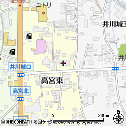 長野県松本市高宮東2-13周辺の地図