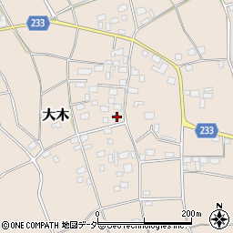 茨城県下妻市大木1775周辺の地図