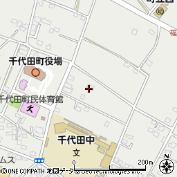 千代田町役場　桧内集会所周辺の地図
