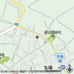 群馬県藤岡市矢場705周辺の地図