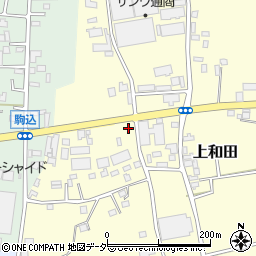 茨城県古河市上和田4-8周辺の地図