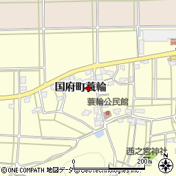 岐阜県高山市国府町蓑輪222周辺の地図