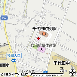 千代田町役場　総務課秘書周辺の地図
