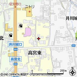 長野県松本市高宮東2-19周辺の地図