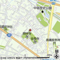 埼玉県深谷市岡3275周辺の地図