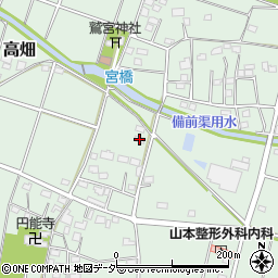 埼玉県深谷市高畑426周辺の地図