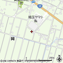 埼玉県深谷市岡1891周辺の地図